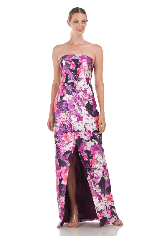 Lucienne Strapless Column Gown