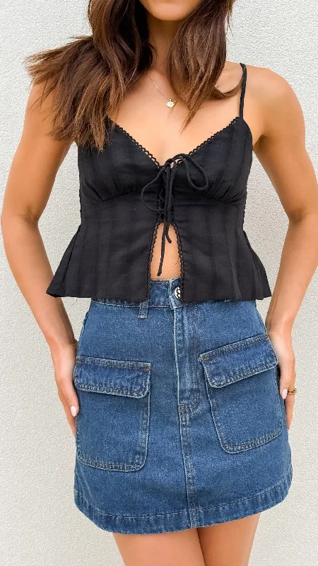 Nela Top - Black