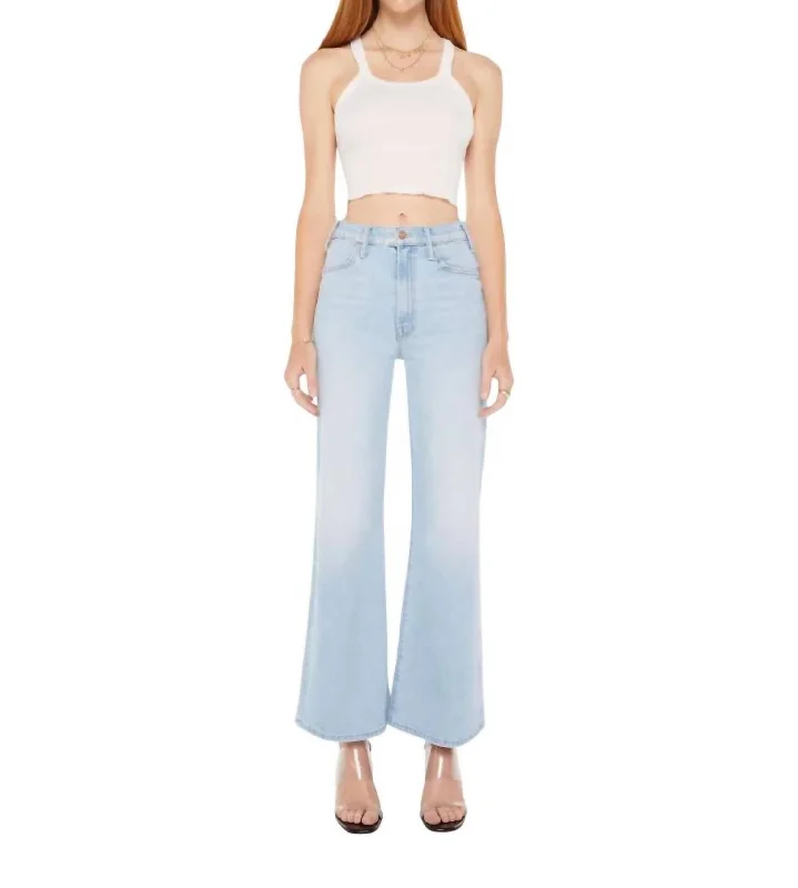 The Hustler Roller Flood Flare Jeans In Cherie Cherie