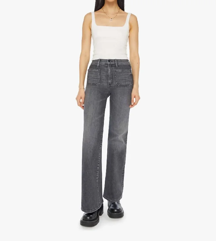 The Patch Pocket Twister Sneak Jeans In Up In Smoke