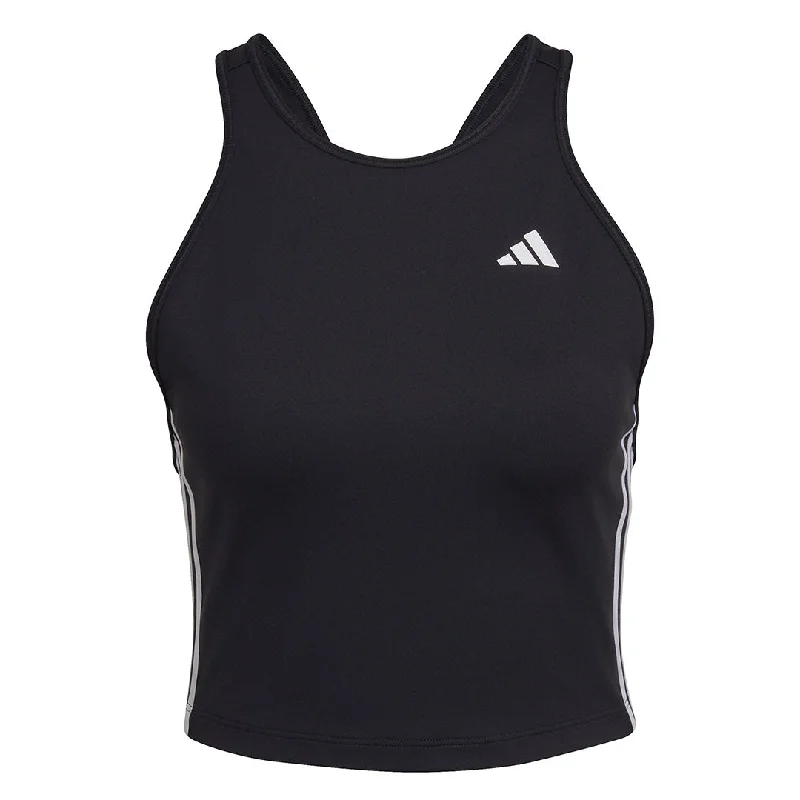 adidas - Women's AEROREADY Made For Training 3-Stripes Crop Tank Top (HN1049)